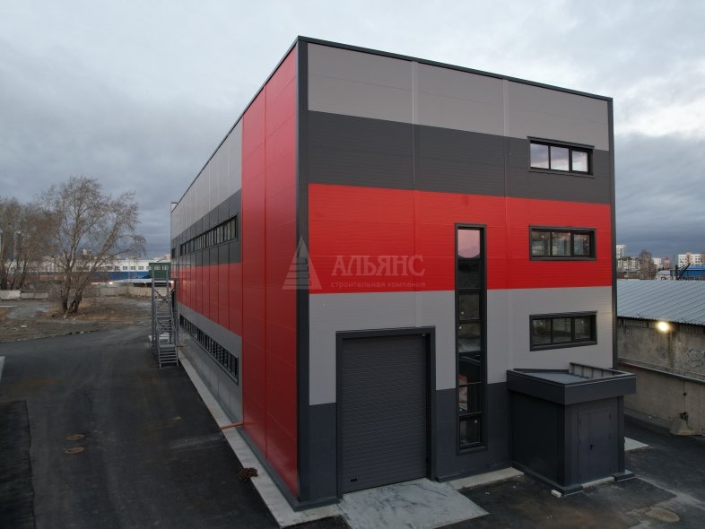 Производственное здание из сэндвич-панелей  - фото 1