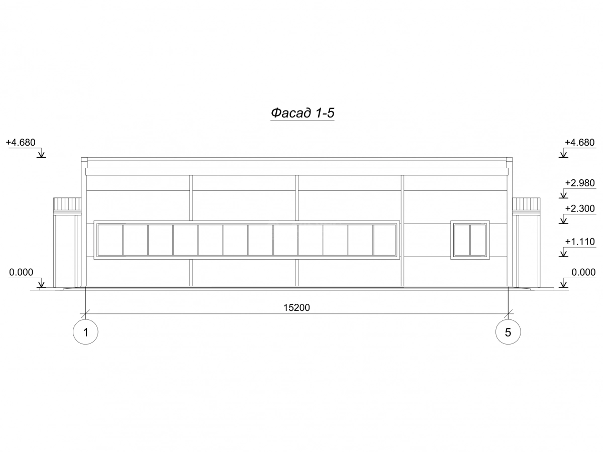 Планировка Офис из сэндвич-панелей -  фото 2