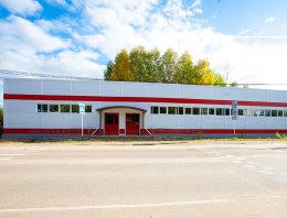 Фирменный магазин в п.Корткерос из сэндвич-панелей, построенная компанией Альянс - Фирменный магазин в п.Корткерос, п.Корткерос, Респ.Коми